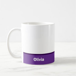 Mug Nom ou monogramme minimaliste de la bande moderne