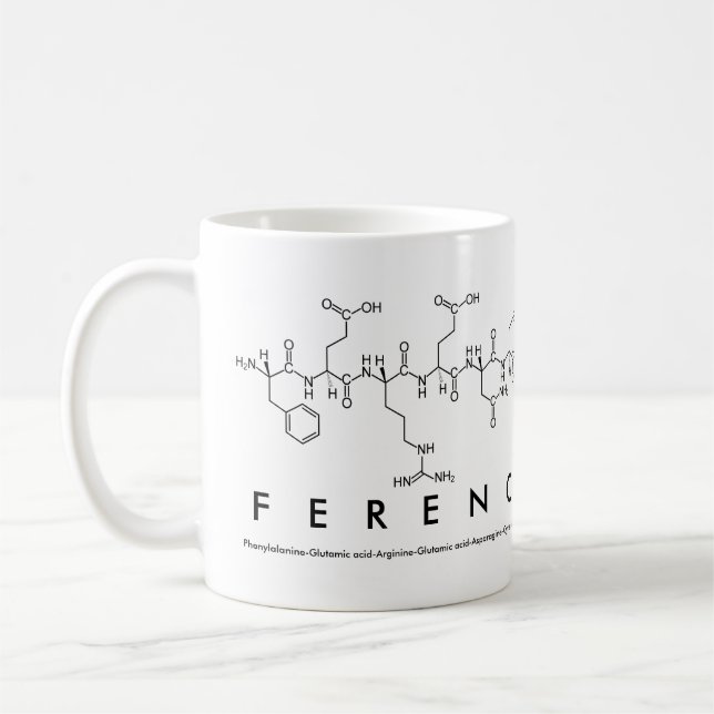 Mug nom peptide Ferenc (Gauche)