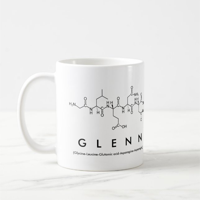 Mug nom peptide Glenn (Gauche)