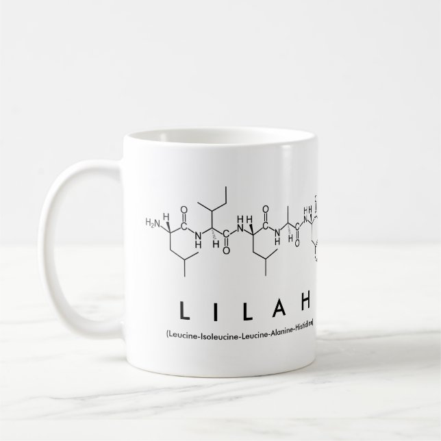 Mug nom peptide Lilah (Gauche)