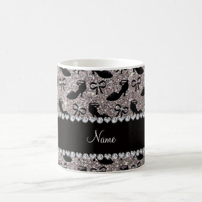 Mug Nom personnalisé argent parties scintillant fantai (Centre)