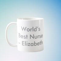 Nom personnalisé de la meilleure infirmière du mon