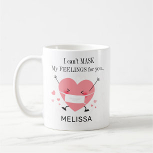 Mug Nom personnalisé de la Saint Valentin, pandémique