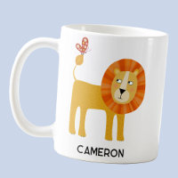 Nom personnalisé du lion mignon