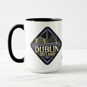 Mug Nom personnalisé Dublin Irlande