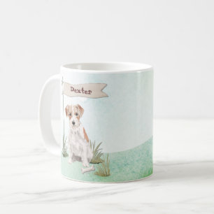 Mug Nom personnalisé Fil Haired Jack Russell Chien de 