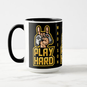 Mug Nom personnalisé Gamer