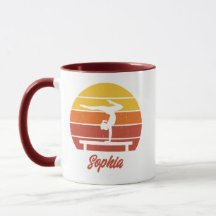 Mug Nom personnalisé Gymnastique / Gymnaste