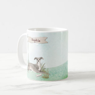 Mug Nom personnalisé Italien Greyhound Animal Chien