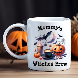 Mug Nom personnalisé Le breuvage de sorcière de Maman 