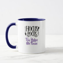 Nom personnalisé 'Le thé Hocus Pocus m'aide à me c
