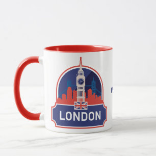 Mug Nom personnalisé Londres