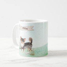 Mug Nom personnalisé Long Haired Chihuahua Chien anima