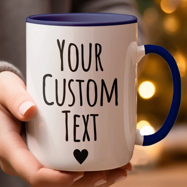 Mug Nom personnalisé mignon Définition de texte person (Créateur téléchargé)