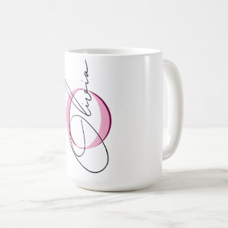 Mug Nom personnalisé mignon initiales Fille