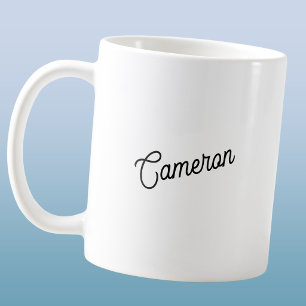 Mug Nom personnalisé moderne