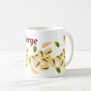 Mug Nom personnalisé Pistachio Nuts