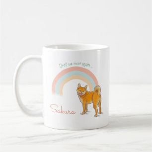 Mug Nom personnalisé Shiba Inu & Photo Mémorial aquar