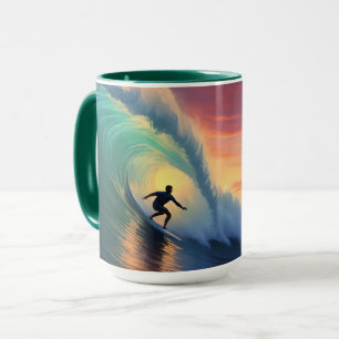 Mug Nom personnalisé Surf
