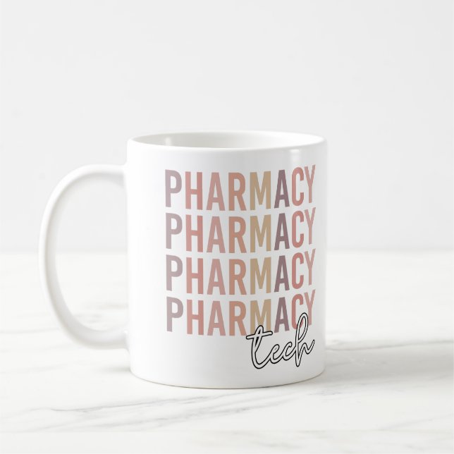 Mug Nom personnalisé Technologie de pharmacie | Techni (Gauche)