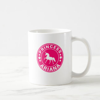 Mug Nom personnalisé Unicorn Princess Pink Musique per