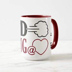 Mug Nom personnalisé Vieux pantalon - choisir style et