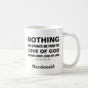 Mug Nom Romains 8:38-39 RIEN NE PEUT SÉPARER Christian