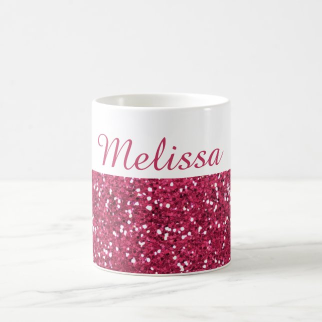Mug Nom rose fascinant de coutume de parties (Centre)