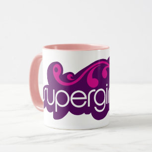 Mug Nom Super Supergirl et Bouclier S
