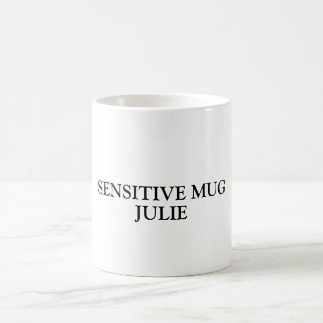 Mug Noms amusants sur les collègues du café sensible (Centre)