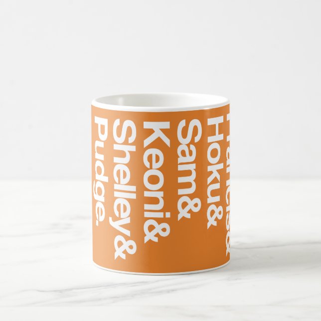 Mug noms de membres de la famille (Centre)