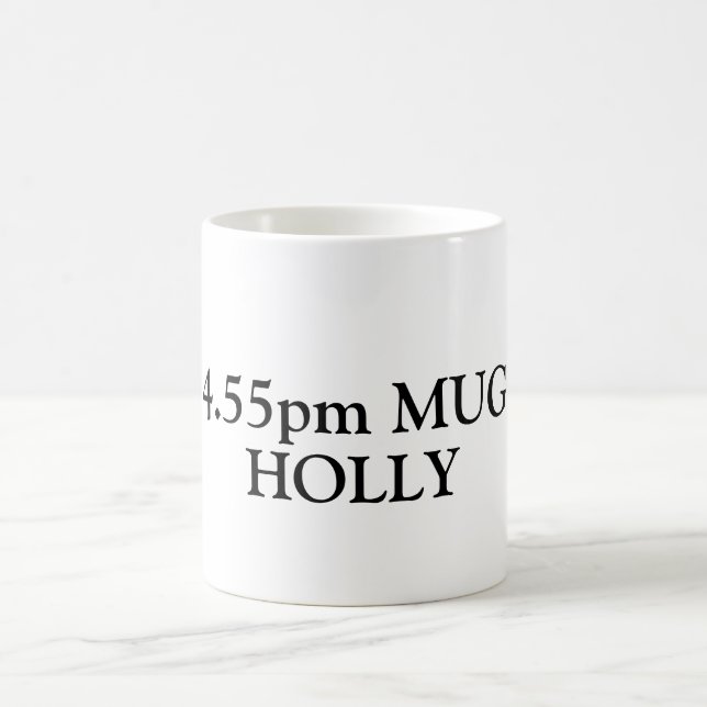 Mug Noms personnalisés sur Coffee Mug. Bureau à boire (Centre)
