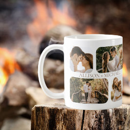 Mug Noms simples minimalistes des couples photo de bor