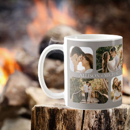 Mug Noms simples minimalistes des couples photo de bor