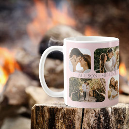 Mug Noms simples minimalistes des couples photo de bor