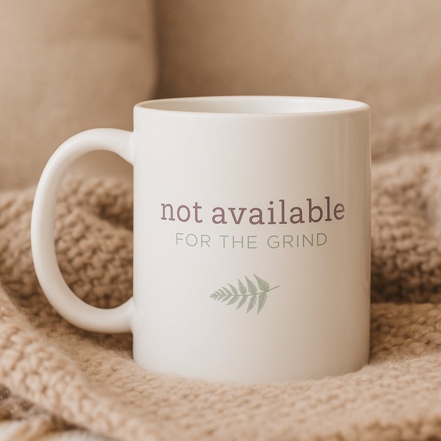 Mug Non disponible pour la série de rébellion douce (Créateur téléchargé)