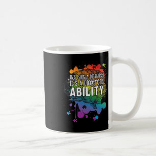 Mug Non Handicap Une capacité différente Autisme