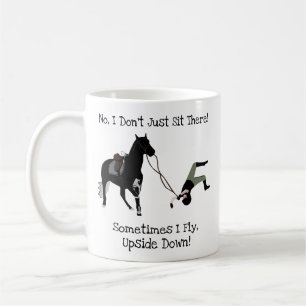 Mug Non, je ne me contente pas d'y asseoir un drôle de