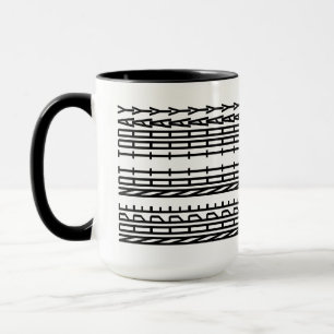 Mug Non Pas Aujourd'Hui Art Décoratif