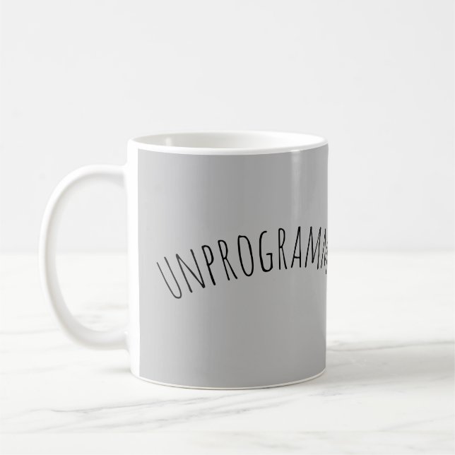 Mug non programmé (Quaker) avec personne (Gauche)