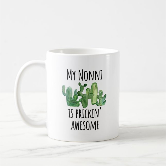 Mug Nonni Cadeau Italien grand-mère Grandma Idée cadea (Gauche)