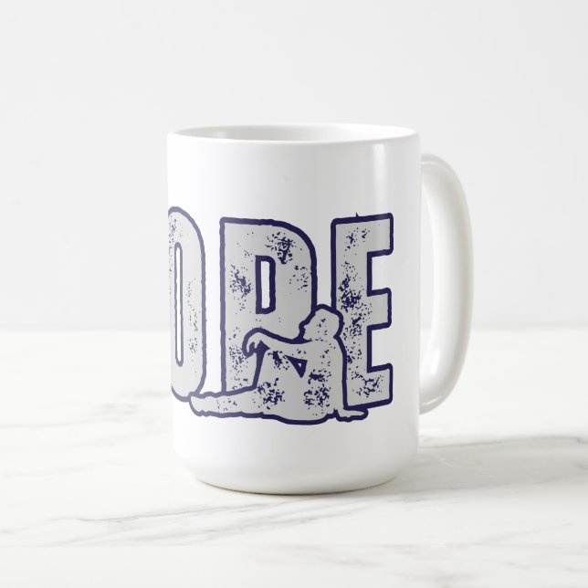 Mug NOPE – Minimal Funny Mood Coffee Cup (Devant droit)
