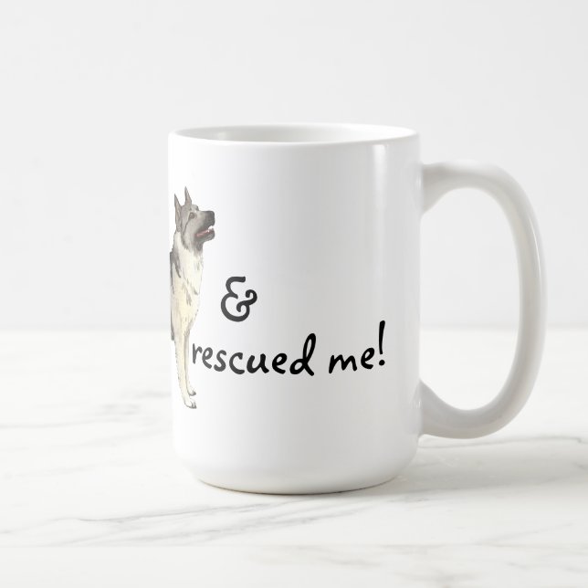 Mug Norvégien Elkhound de délivrance (Droite)