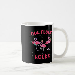 Mug Nos Flock Rocks Flamant rose Correspondant Vacance