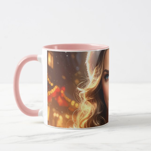 Mug Nostalgic Christmas Santa Girl (Gauche)