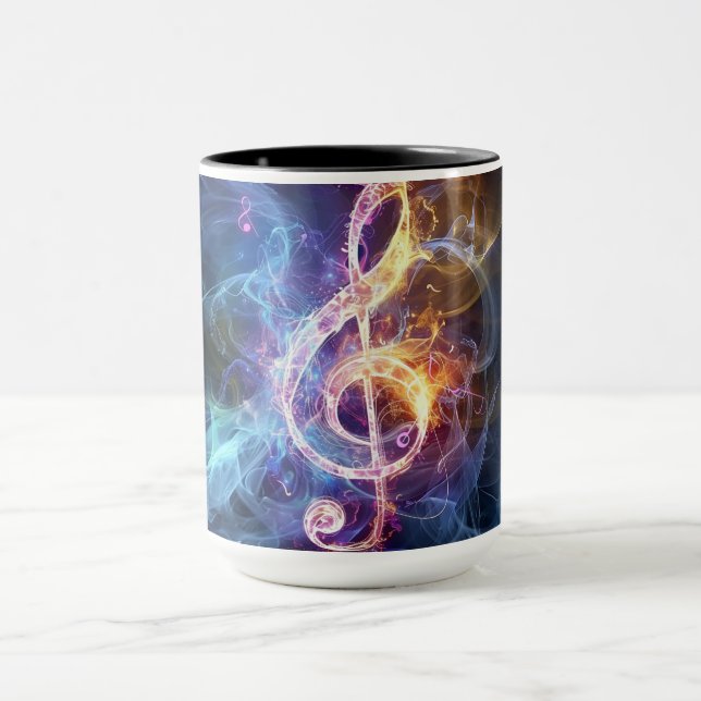 Mug Note musicale : Clé Arbre (Centre)