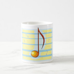 Mug Note musicale unique