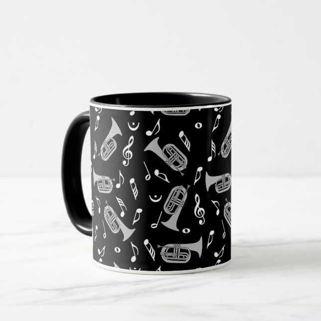Mug Notes de musique Baritone (Devant gauche)
