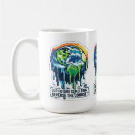 Mug Notre avenir fond | Sensibilisation au réchauffeme