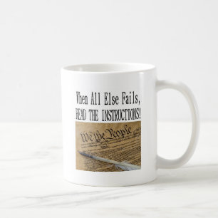 Mug Notre constitution c'est les instructions